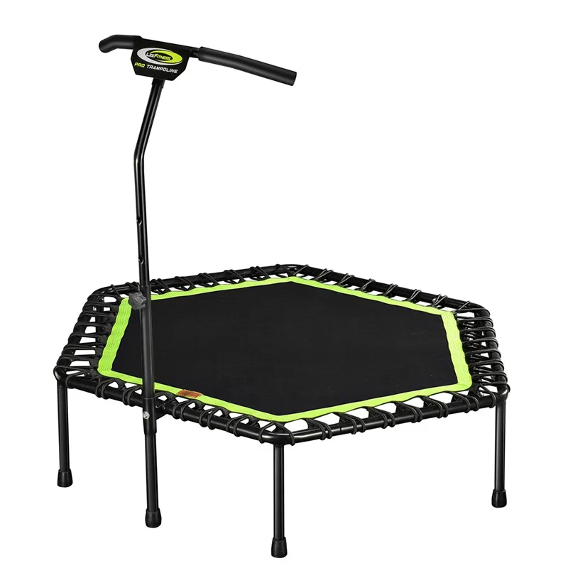 Zoshine Premium Mini Trampoline Indoor Foldable Small Trampoline  Bungee Jumping Kids Adults Trampoline with Handle
