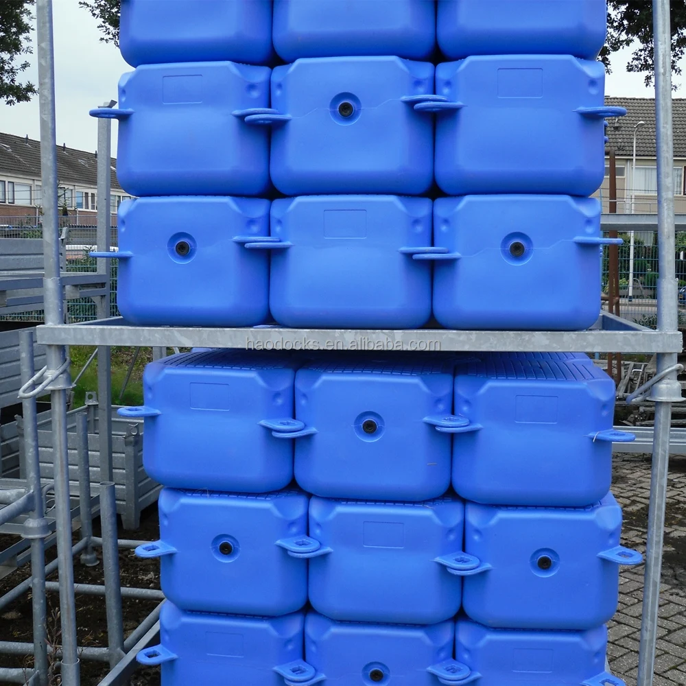 
maintenance-free modular HDPE floating pontoon dock blocks 