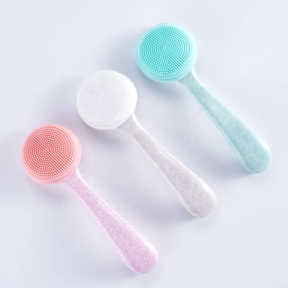 Beauty Personal Care Facial Cleansing Massage Manual Soft Silicone Face Cleaning Washing Brush