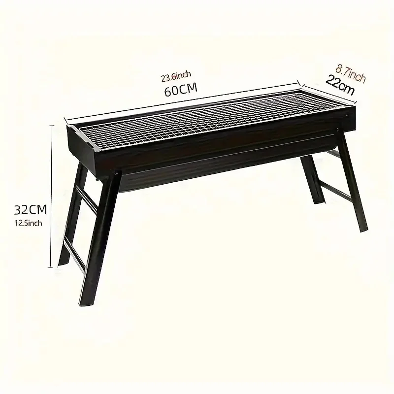 Factory Wholesale Outdoor Travel Foldable Charcoal Grill Portable Yakitori bbq Barbecue Grill for Camping Garden