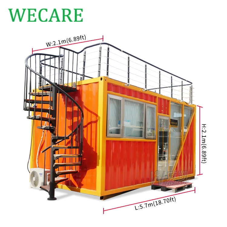 WECARE Manufactured Homes Prefab House Made Modular House Prefabricated Container for Offices