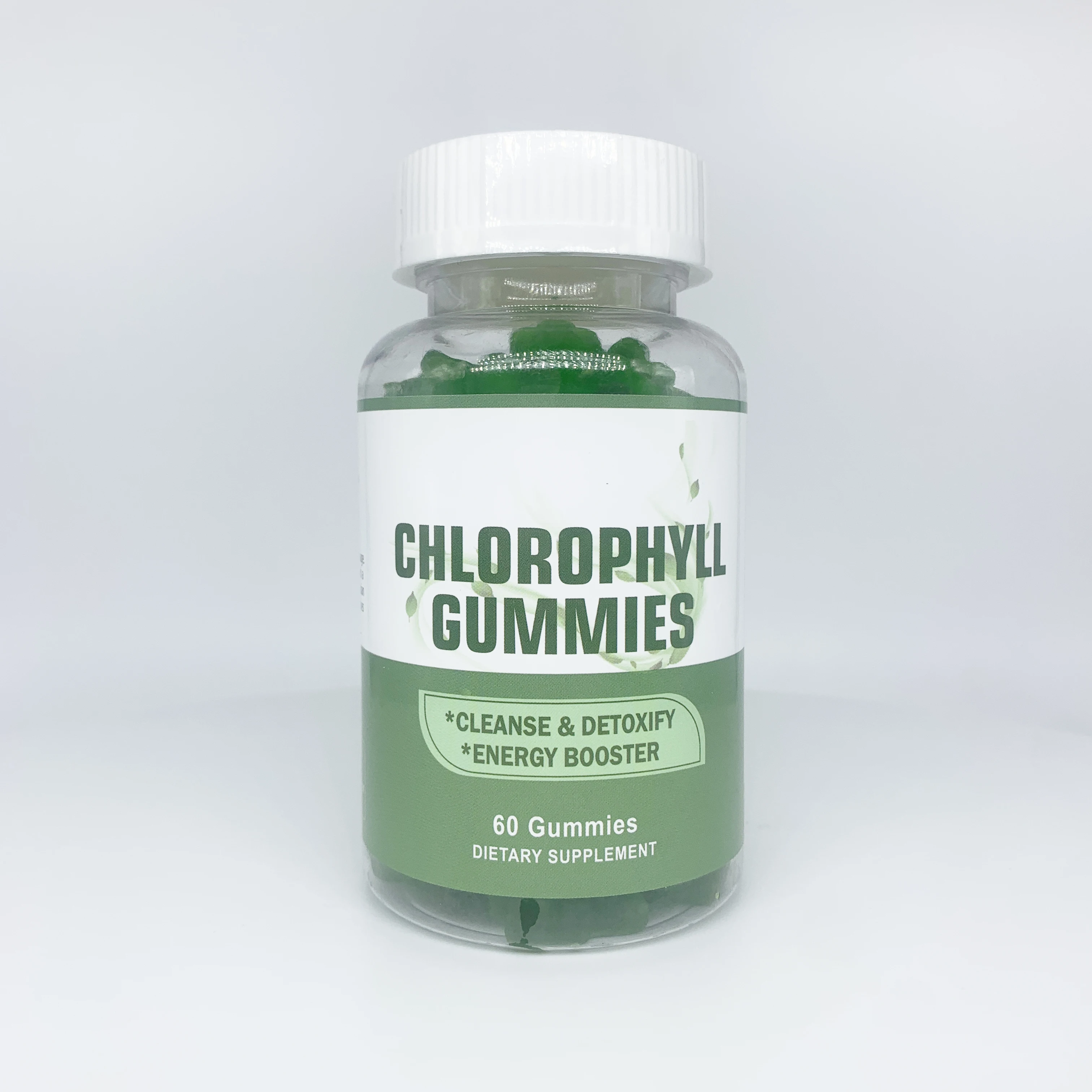 OEM candy manufacturer healthcare chlorophyll gummies antioxidant natural detox organic chlorophyll gummies