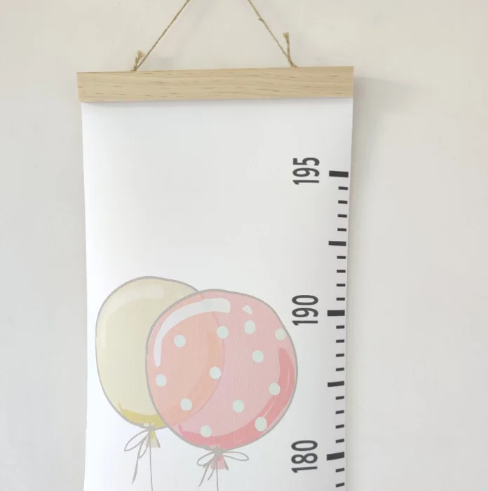 Waterproof Durable Height Measure Hanging Ruler For Kids Rooms Child Growth Chart School  Nursery Bedroom Wall Decor
