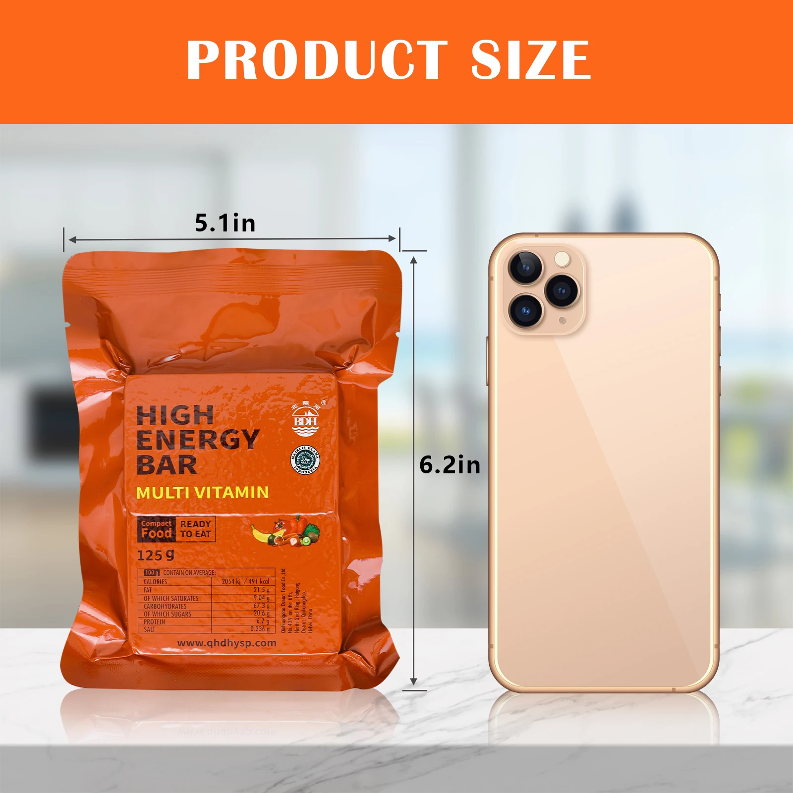 Ready to eat emergency ration food for outdoor supplies multivitamin biscuits