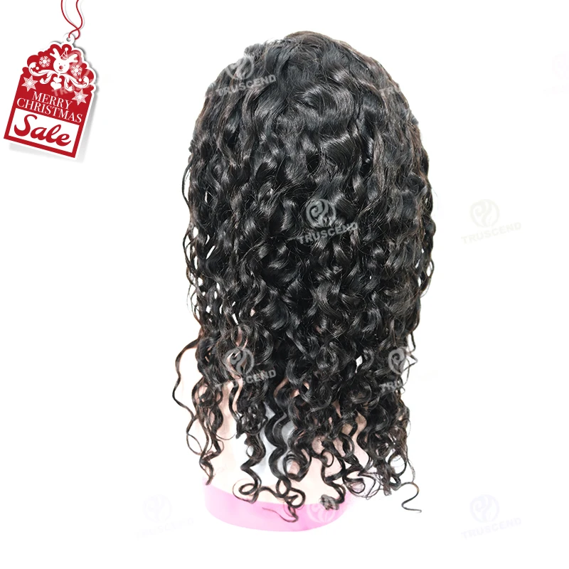 
 Купить дешевые 150% Плотность отбеленные узлы шелковистый кружевной фронтальный парик перуанские глубокая волна вьющиеся человеческие волосы парик с волосами младенца  