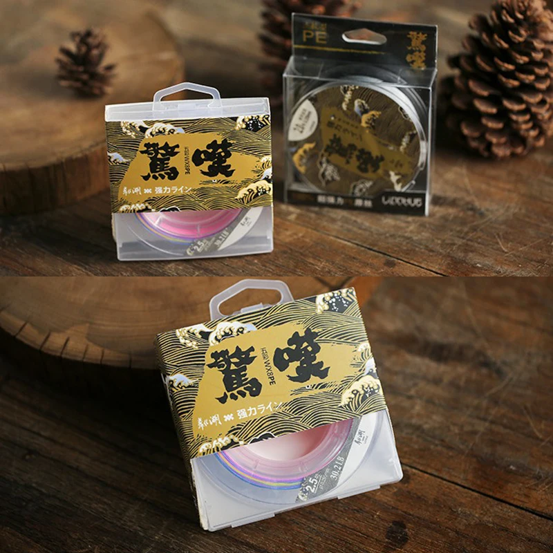 LINNHUE Professional Manufacture WX8 PE Line Nice Price 100m Fishing Line suitable for lure indoor sea fishing