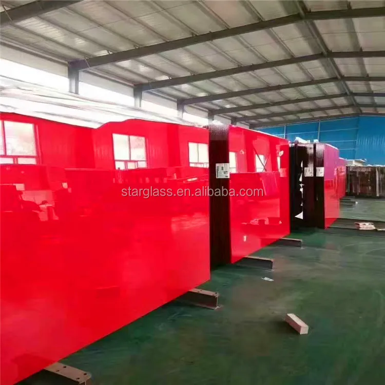 China Supplier Colored Back Painted Lacquered Glass Splashback