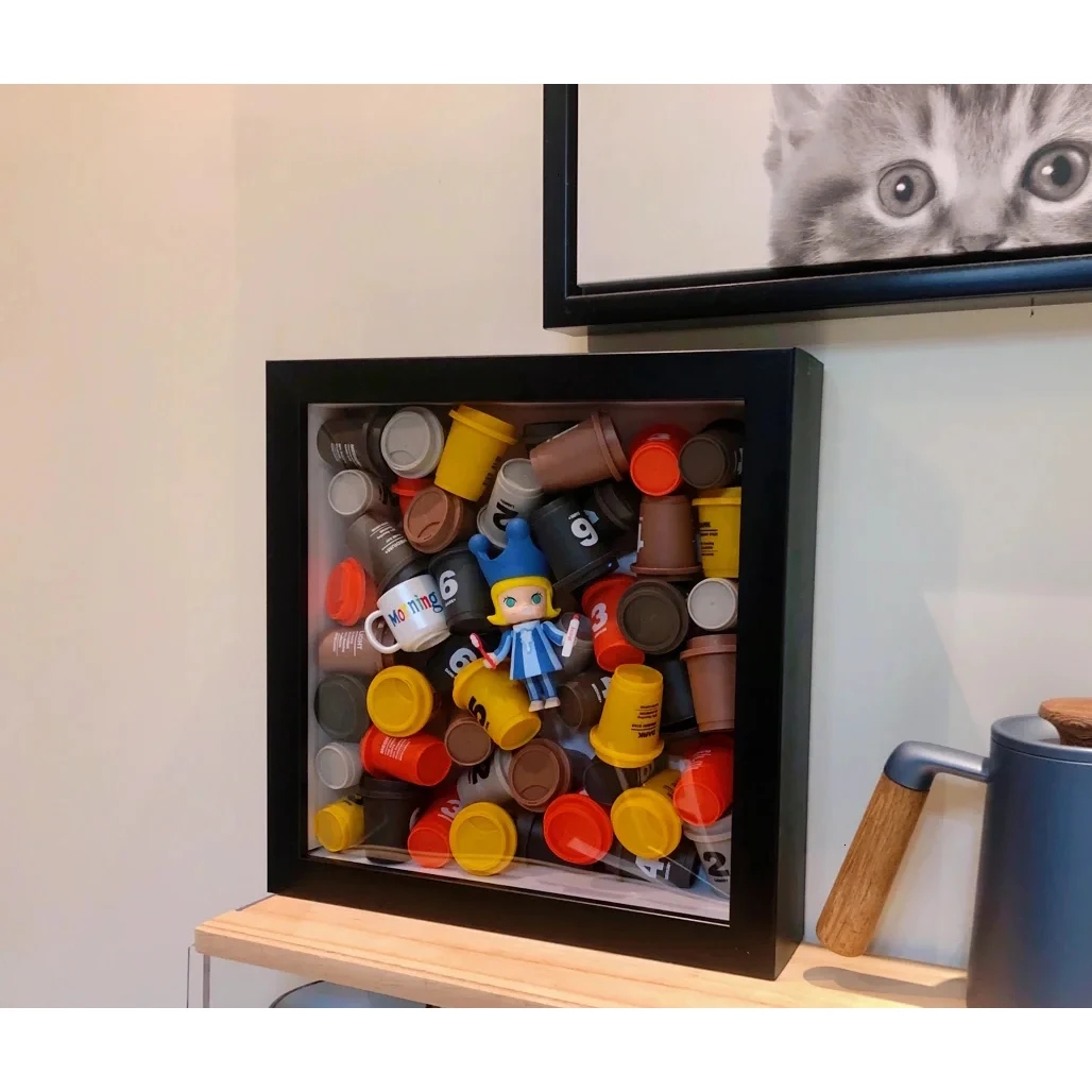 Wholesale 8inch MDF craft picture box frame photo 3d shadow box  display frame