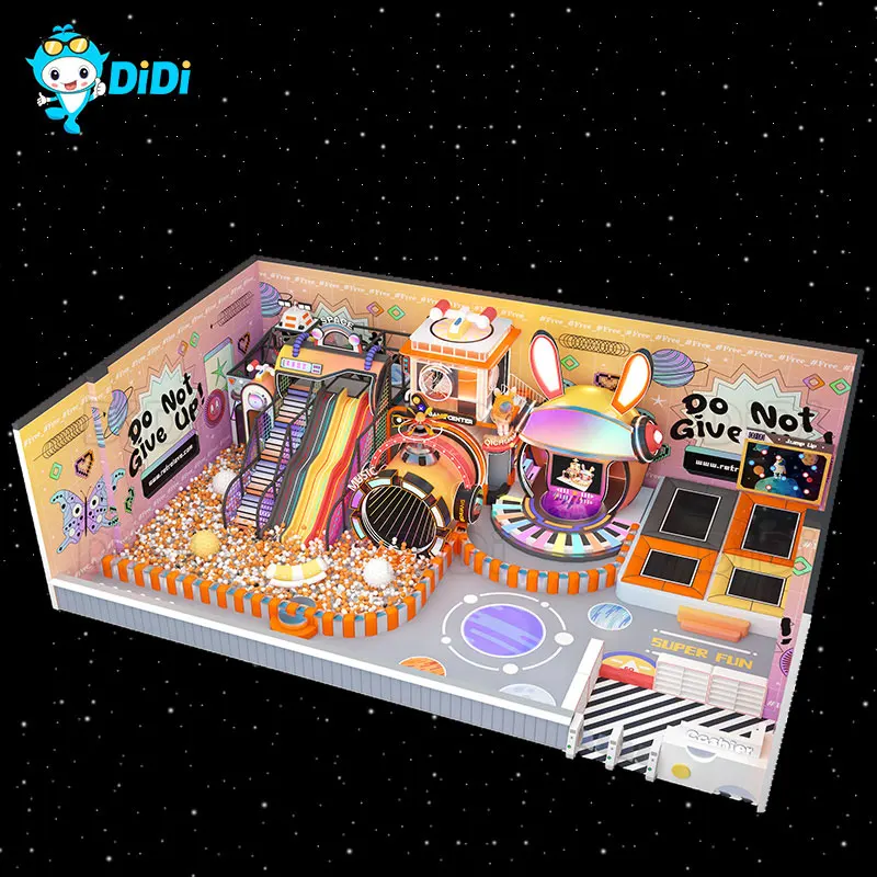 Didi новый стиль детская игровая площадка мягкая интерактивные игры мяч настенные оборудование для помещений
