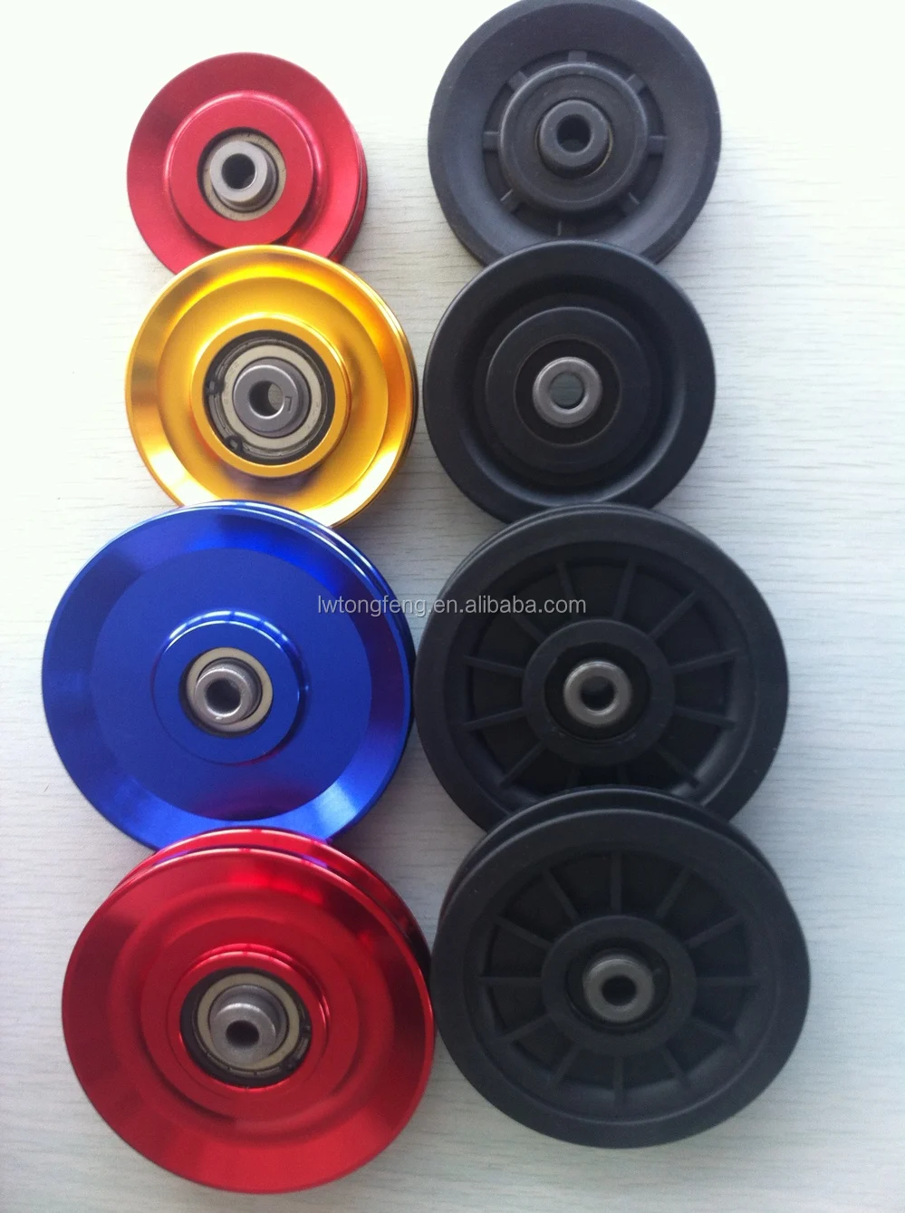 Factory price Sale pulley tensioning 100mm 120mm with Holes Hollow Pulley for wire rope pulley