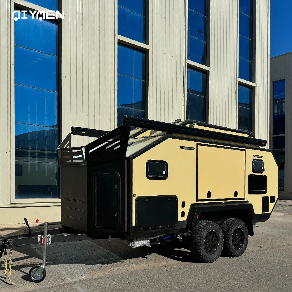 Китайский рекреационный Автомобиль RV Campervan туристические прицепы буксируемые кемпинг роскошный фургон из стекловолокна