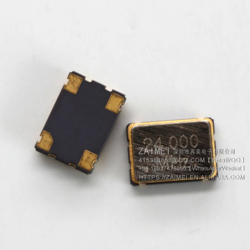 Активный кварцевый генератор SMD объем 5*7 мм 24 МГц от мес. до 4-pin с украшением в виде кристаллов тактовый