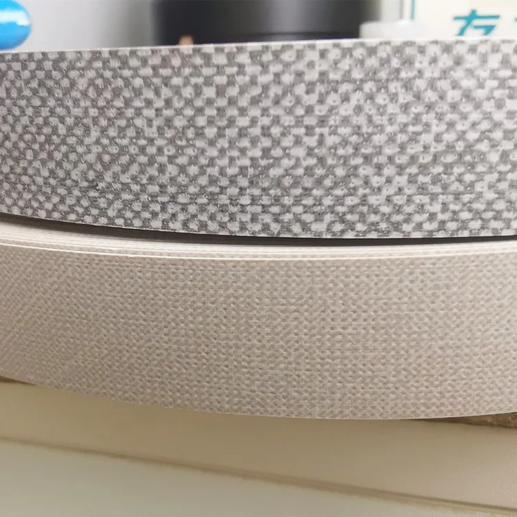 
New Design PVC Woodgrain Edge Banding ABS Edge Tape Woven Design PVC Edge Bands for Particle Board 
