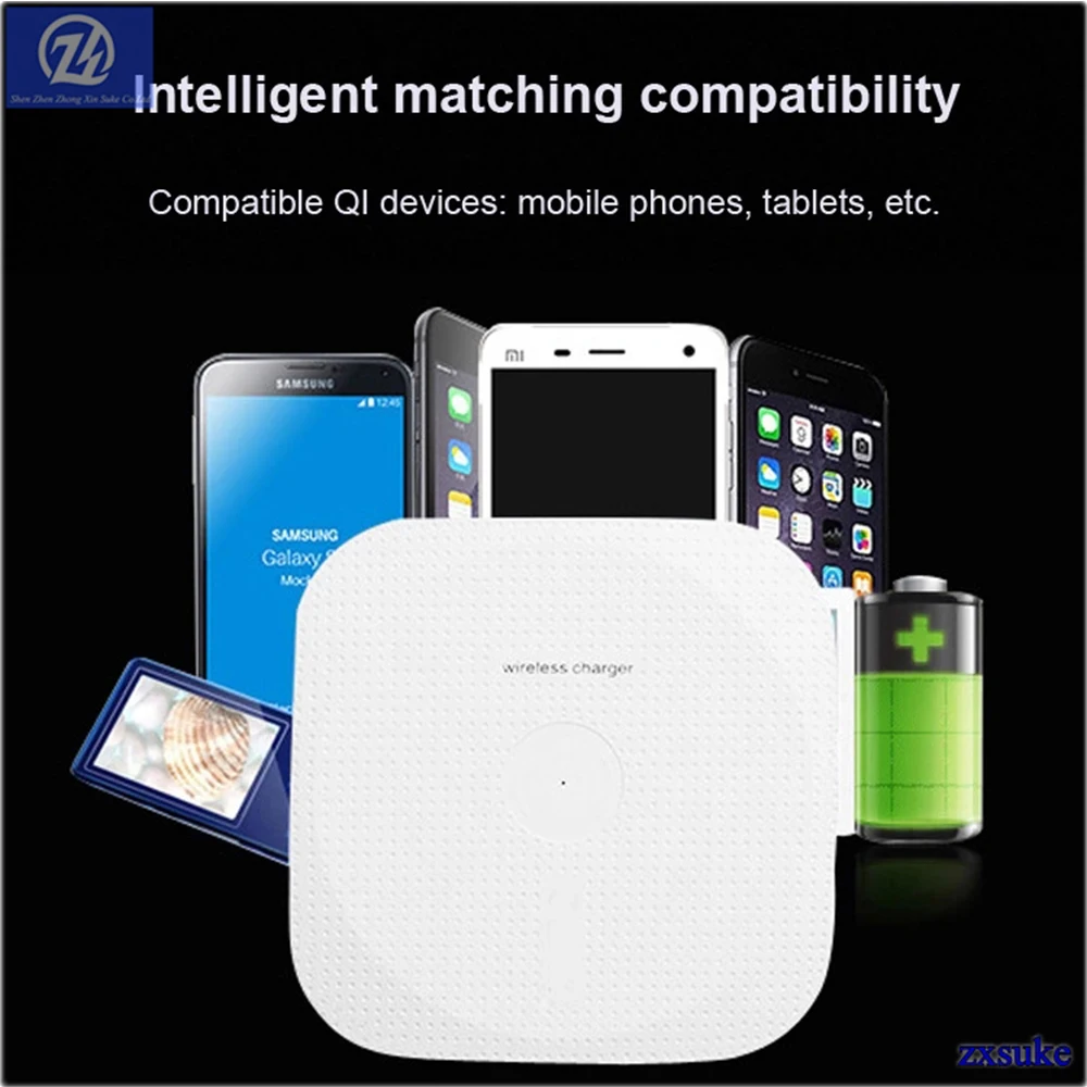 
Factory direct sale Qi magnetic charger wireless charging pad wireless charger 