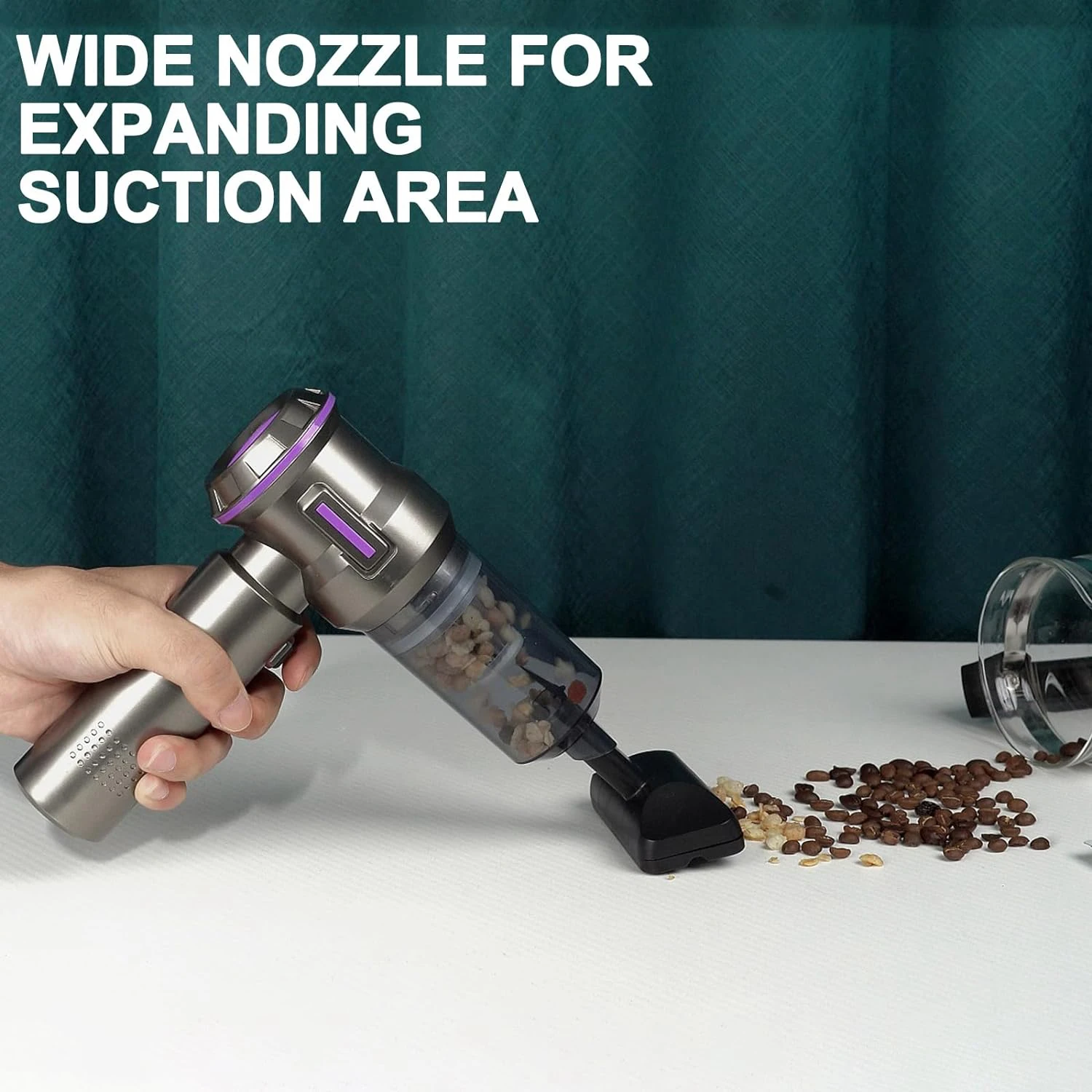 Portable Heavy-Duty Rechargeable 12V Battery Operated Cordless Vacuum Car Cleaner Brushless Powerful Wireless Car Vacuum Cleaner