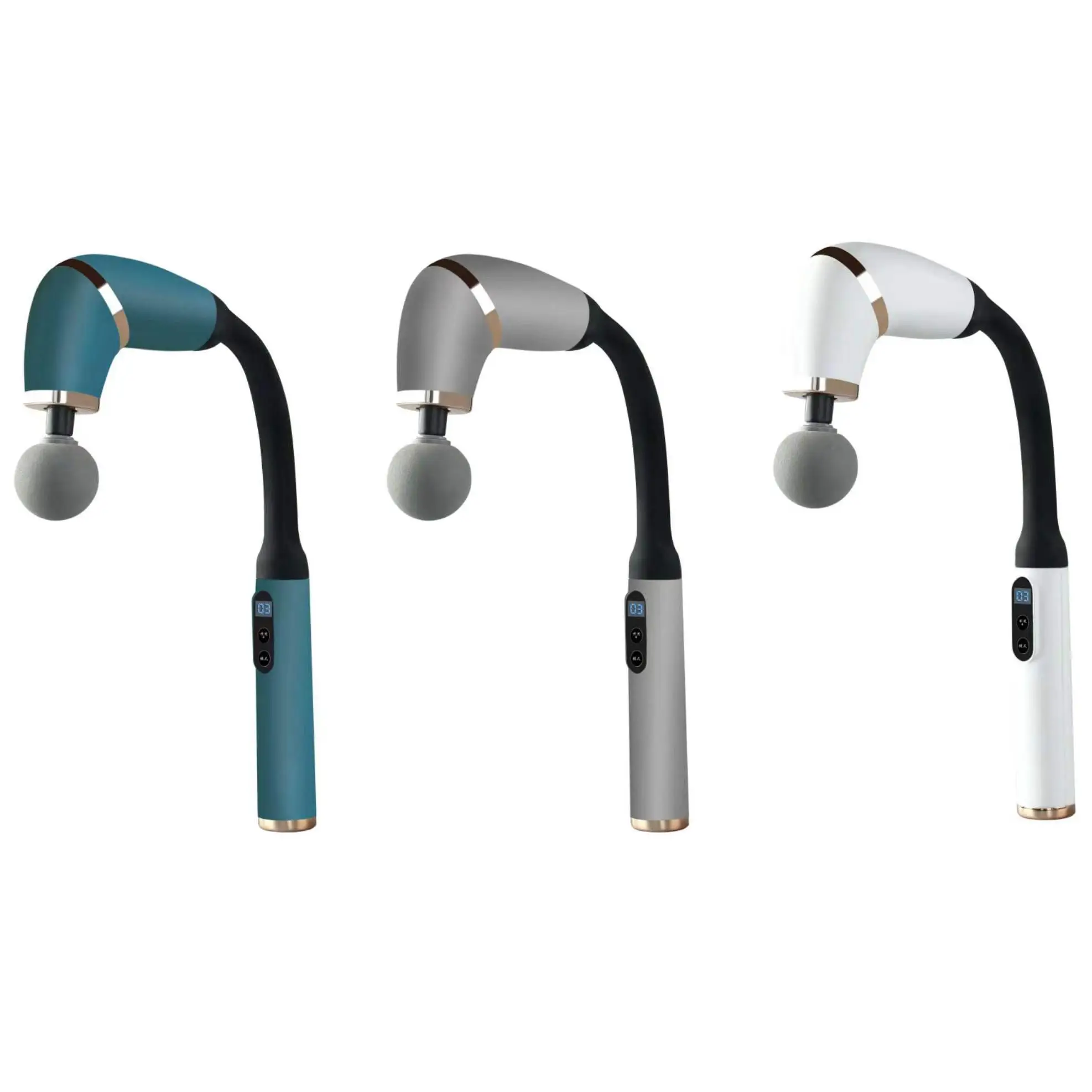 Massage Gun Deep Tissue with Long Handle for The Full Body,Pain Relief, Percussion Back Massager with Massage Heads,Relax Gift