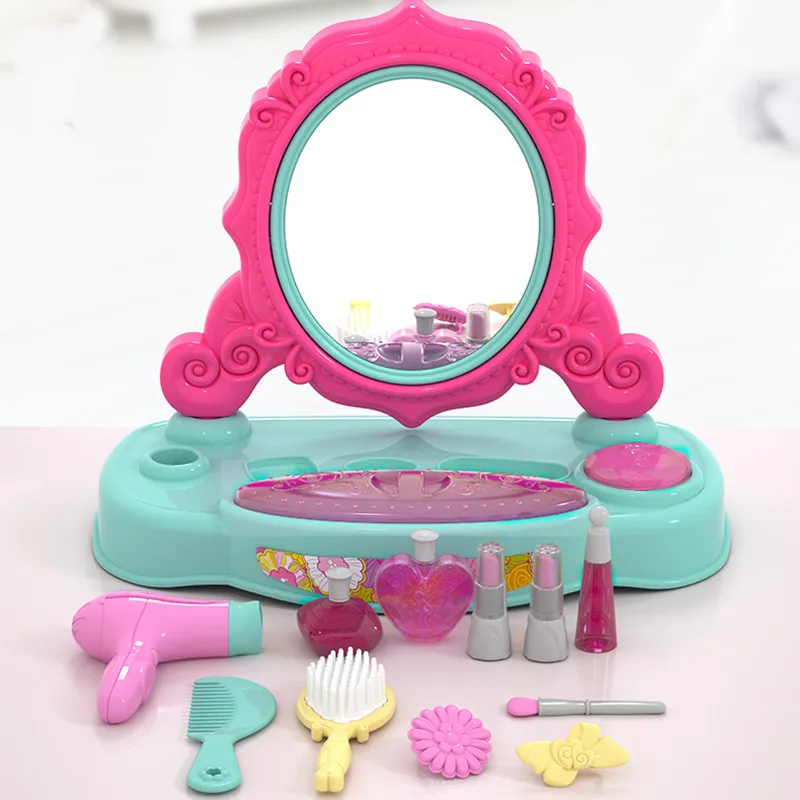 Latest Design Children Pretend Play Girls Toys Cosmetics Kit Make Up Toys Beauty Set Toy