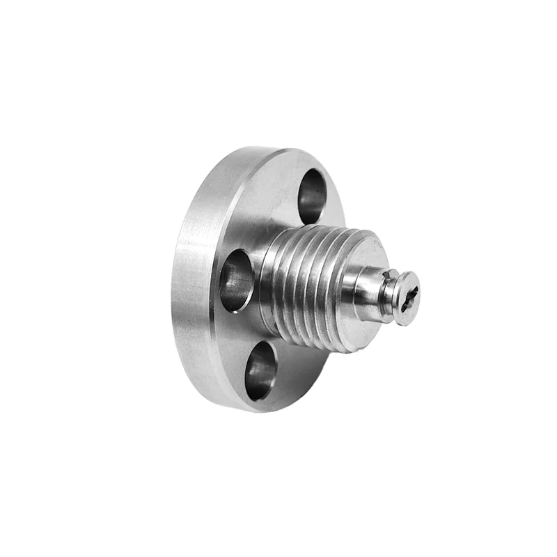 Custom CNC Milled Part Stainless Steel Conflat Vacuum Flange Aluminium Cooper VCR-Adapter Manufacturer