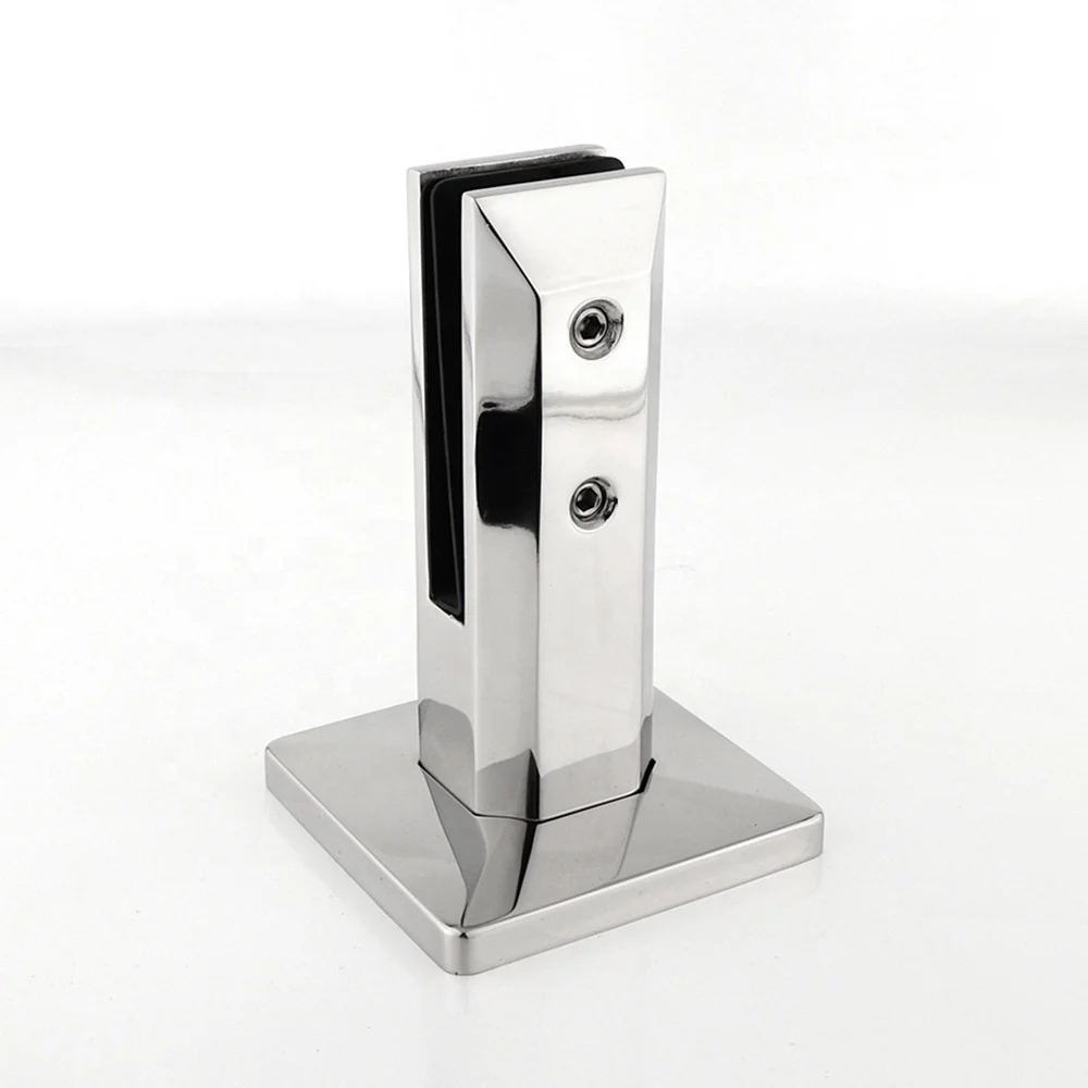 Handrail Railing Accessories Frameless Glass Railing Post Glass Clamp Holder Stainless Steel Glass Spigot