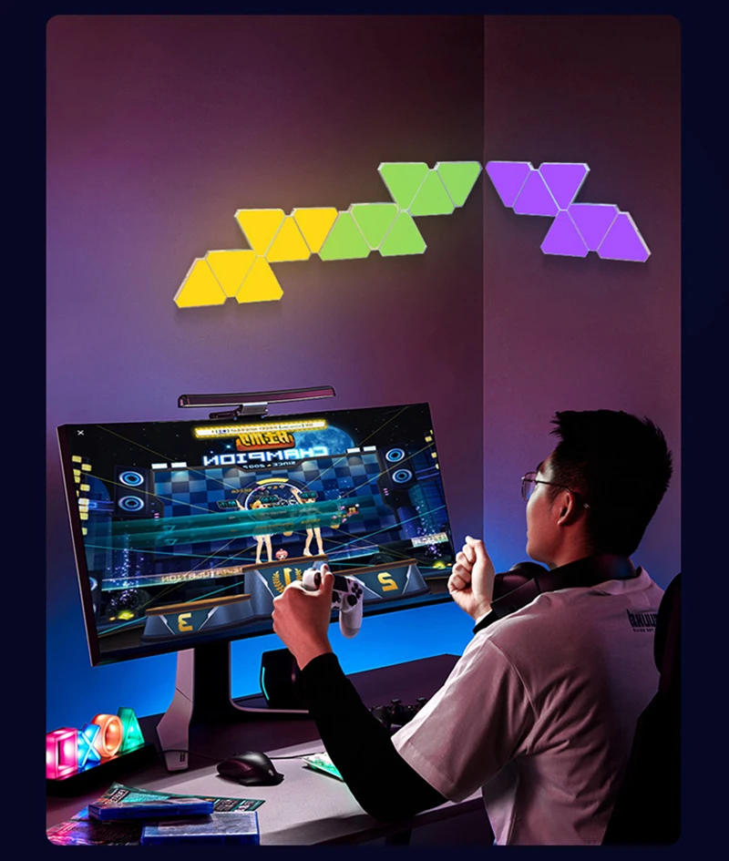 Wifi 5v Usb Lamps Led Night Light For Game Bedroom Decoration Decor Wall Lamps