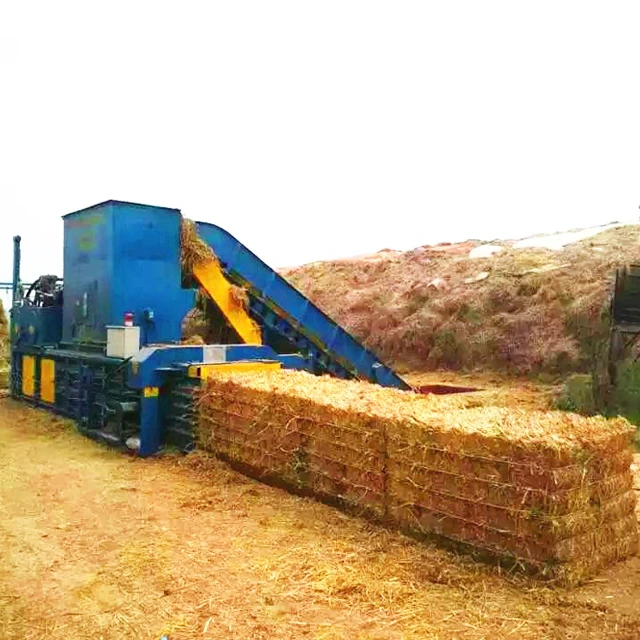 Big Square Baler For Hay Alfalfa Grass Automatic Farm Machine