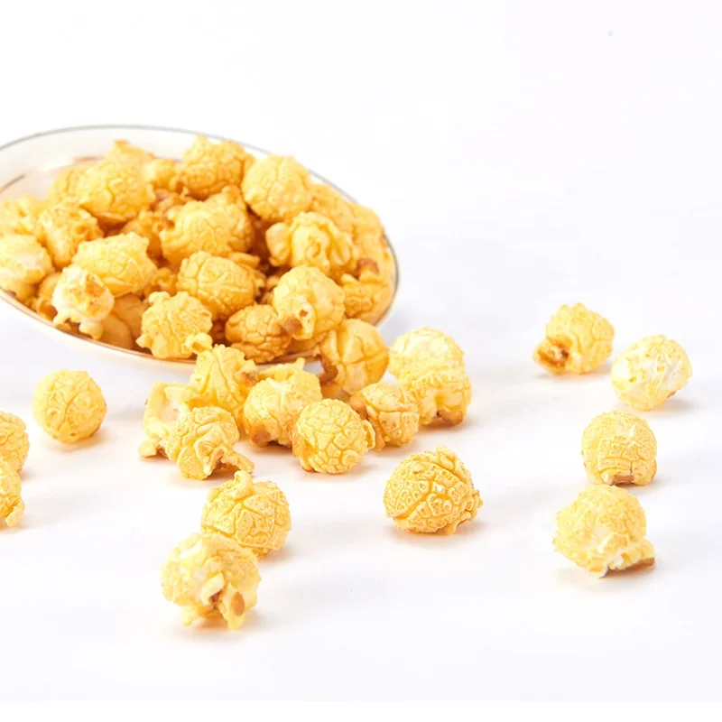 Chinese 120g Barrel Chocolate Cream Caramel Flavor Popcorn Puffed Food Leisure Snacks for Movie