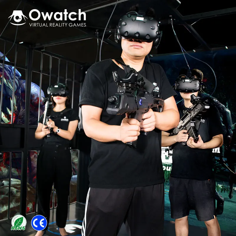 Owatch New 2022 Large VR Multiplayer 3 4 5 players Shooting Game Platform with High Quality VR Games