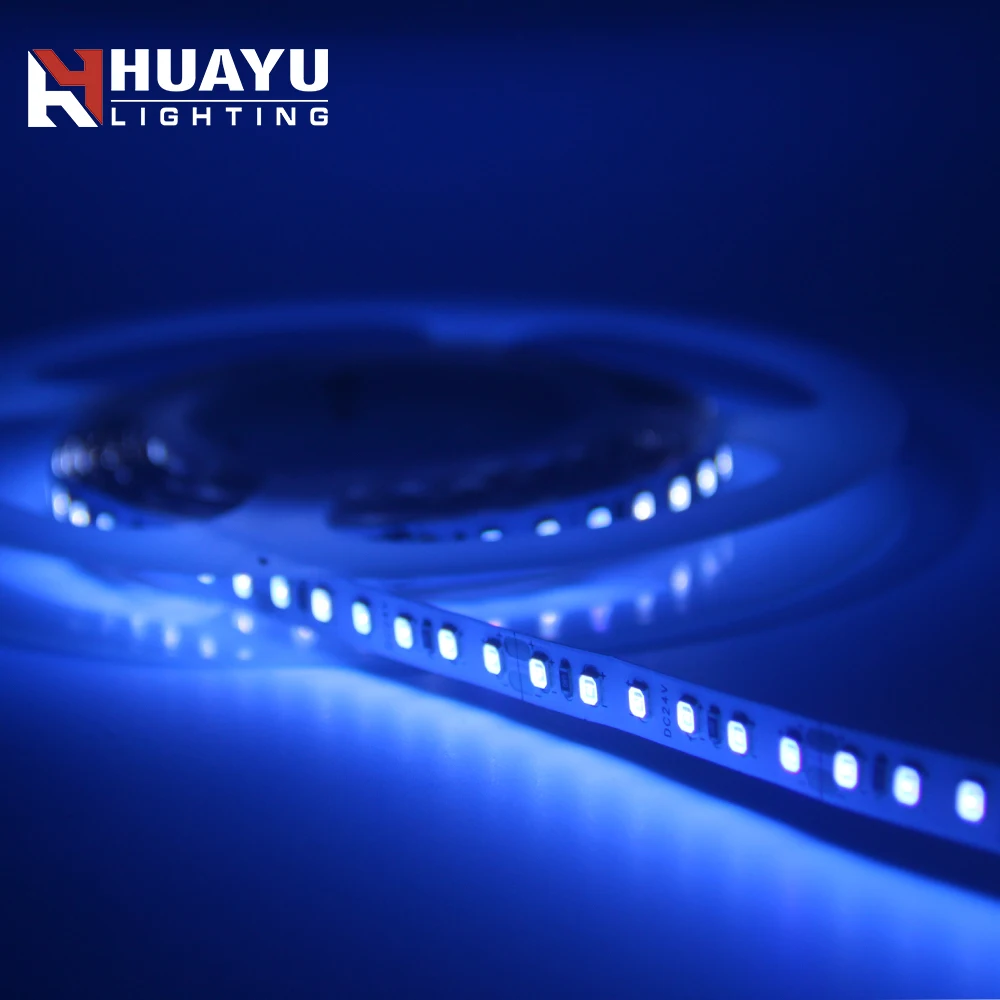 High quality led strip light 12V 24V ultraviolet 365nm 390nm-400nm 395nm UV 2835 led stripe lighting
