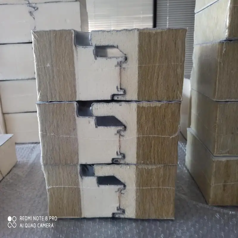 Factory price Fire rated  Building Material  rock wool Sandwich Panel