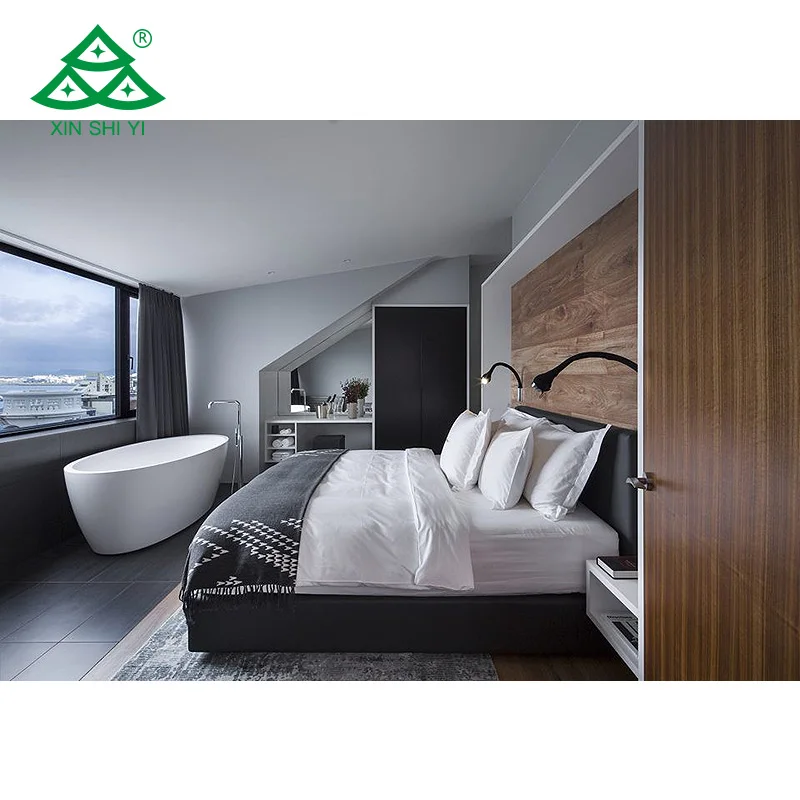 Commercial days inn 3 star hotel room furniture bedroom set manufacturers