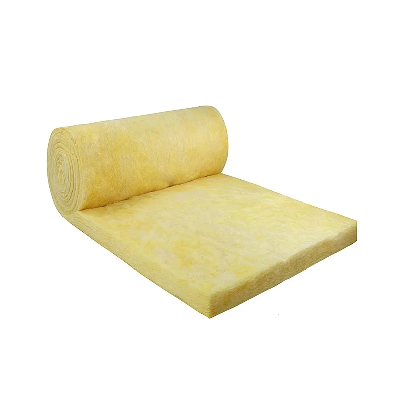 fire resistant low conductivity fiber glass wool blanket metal building roofing insulation MBI UET glasswool insulation