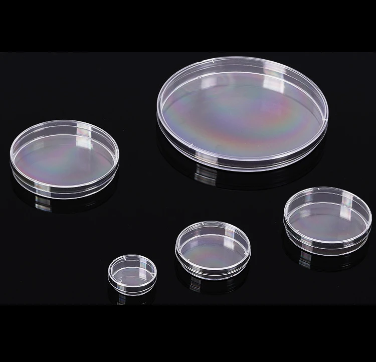 Medical Disposable Plastic 90*15mm Cell Culture Dish Tissue Culture Plate  Sterilized 90mm Petri Dish for Lab