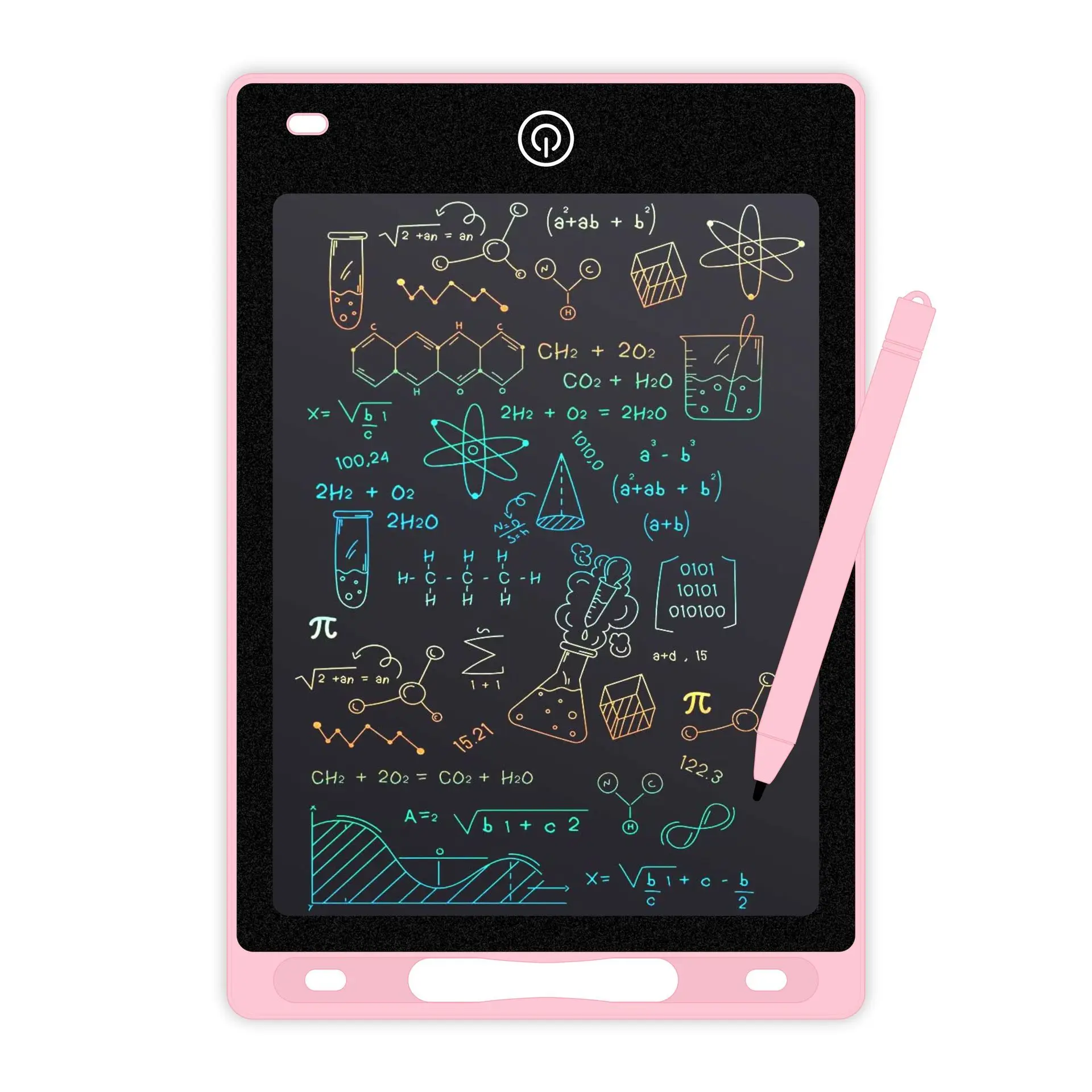 8.5 Inch  Writing Tablet Electronic Drawing Pad Educational Learning Gift 3-8 Year Old Girls Boys Style Memo Pads Painting
