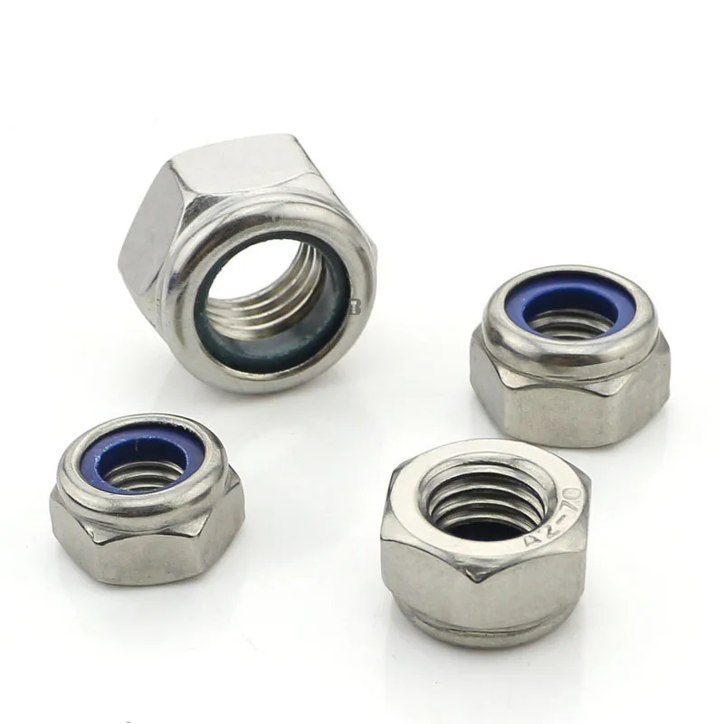 Good Price Stainless Steel M8 M10 M12 Nylock Nut Nylon Lock Nut DIN982