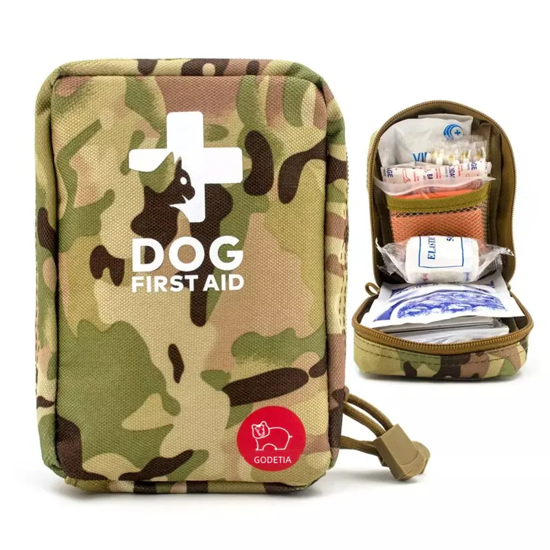 2022 Amazon Pet Necessary Mini Emergency Pet First Aid Kit for dogs wholesale Dog Emergency Rescue Tactical Medical bag