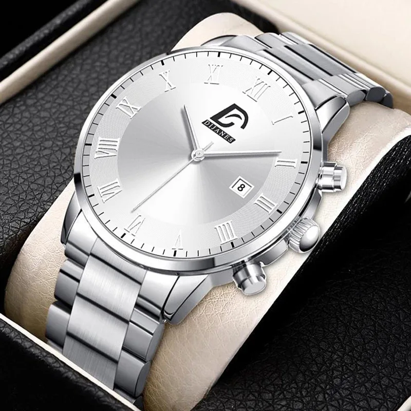 Classic Style Hot Top Brand Stainless Steel Quartz Movement Watch
