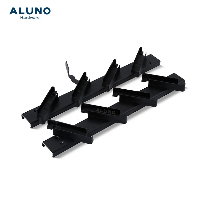 Aluno SF-700 19mm Wood Blade Louver Frame Building Decoration Aluminum Window Frames