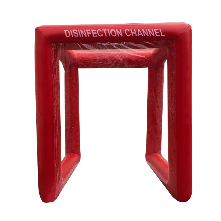 Durable Tarpaulin PVC Portable Outdoor Inflatable Disinfection Channel Tent