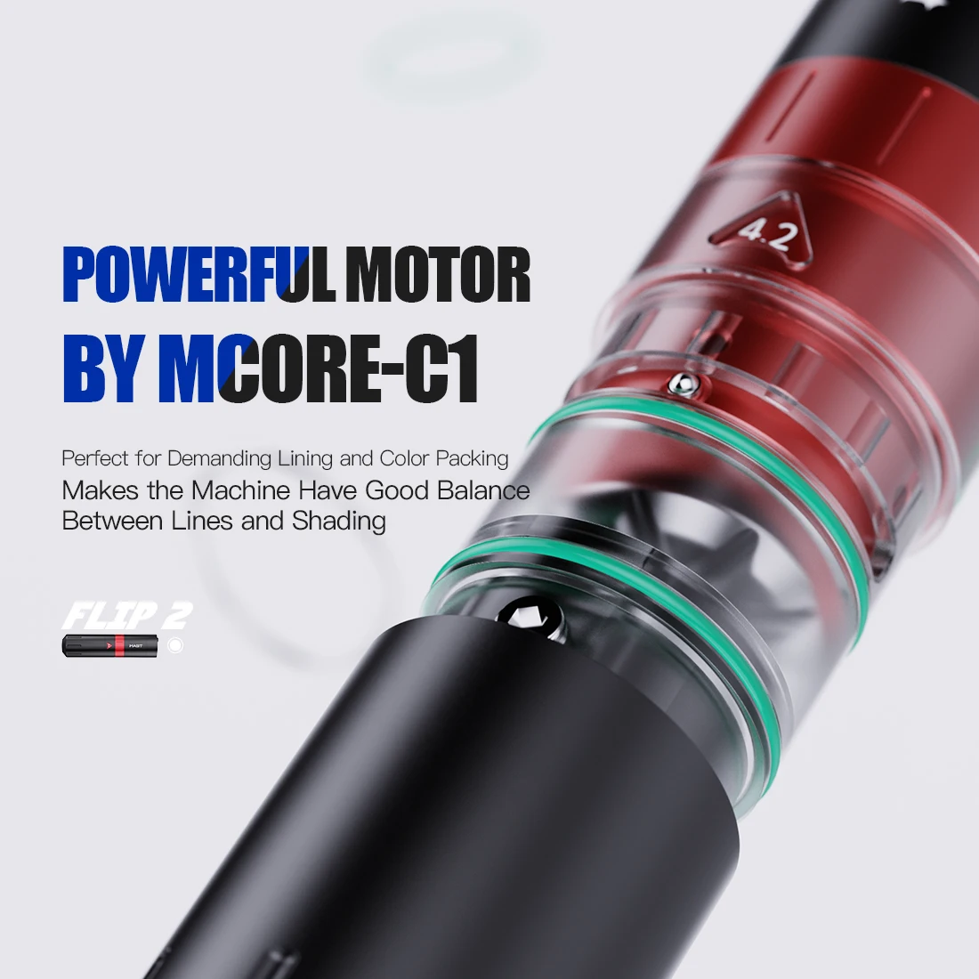 Dragonhawk mast wireless double battery power pen machine tattoo eyebrow pen