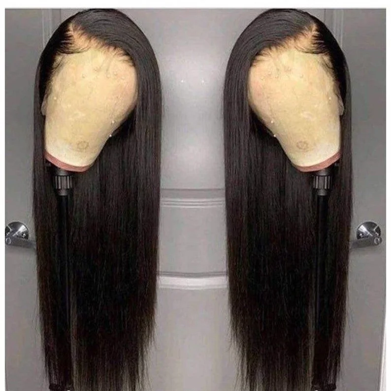 XBL Braiding Human Hair Lace Frontal Wigs Synthes Hd Lace Closure Front Wigs for Black Women Perruque Femme Brazilian Hair Long