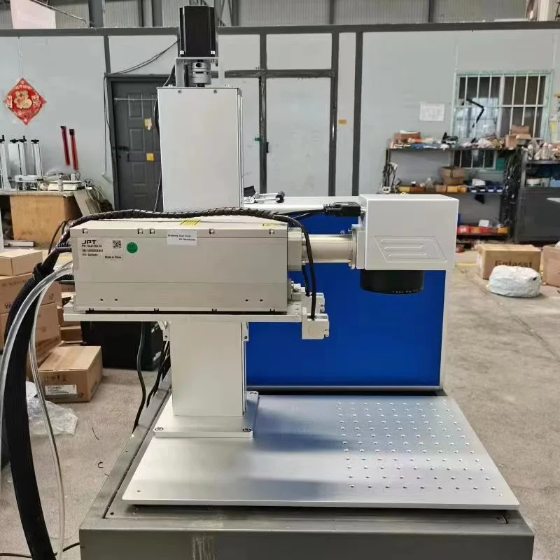 High-Speed UV Flying Laser Marking Machine Low Factory Price 10W Power Cables Galvo Print Pattern for Glass Industry