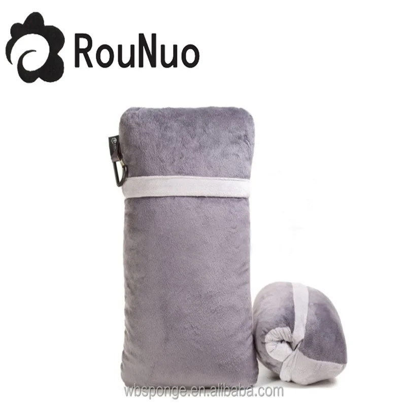 Compressible  Memory Foam Camping Pillow Backpacking Airplane Travel Pillow