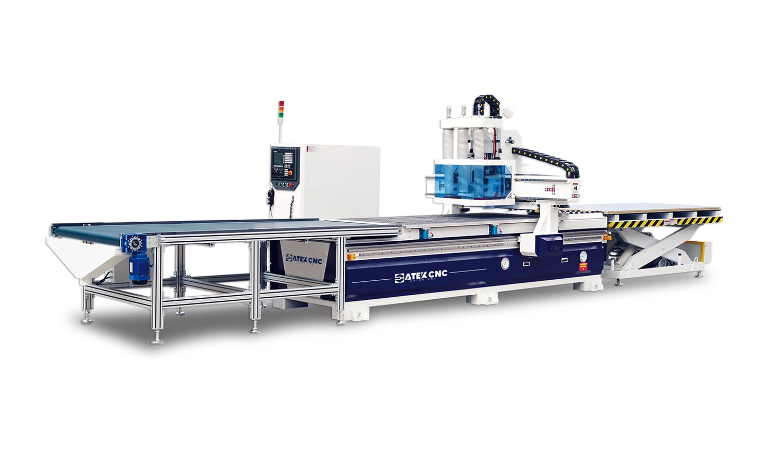 Прямая Продажа с фабрики деревообрабатывающий станок ЧПУ 4 оси х8 футов Atc CNC для резки МДФ деревянная мебель