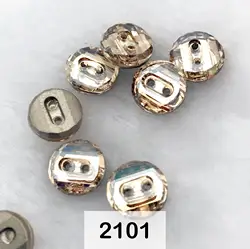 12mm two holes rhinestone crystal round buttons for shirt for sweater