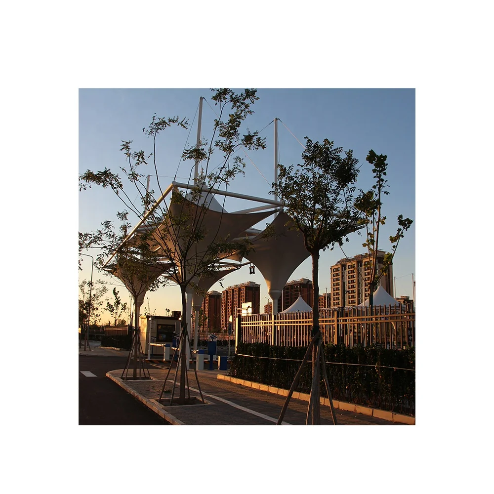 Design customized PVDF canopy tent architectural landscape  membrane structure for outdoor
