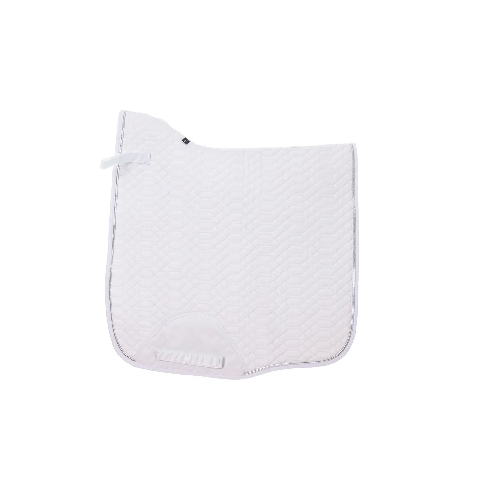 Wholesale Saddle Pad Manufacture White Quilted Horse Numnah Saddle Cloth