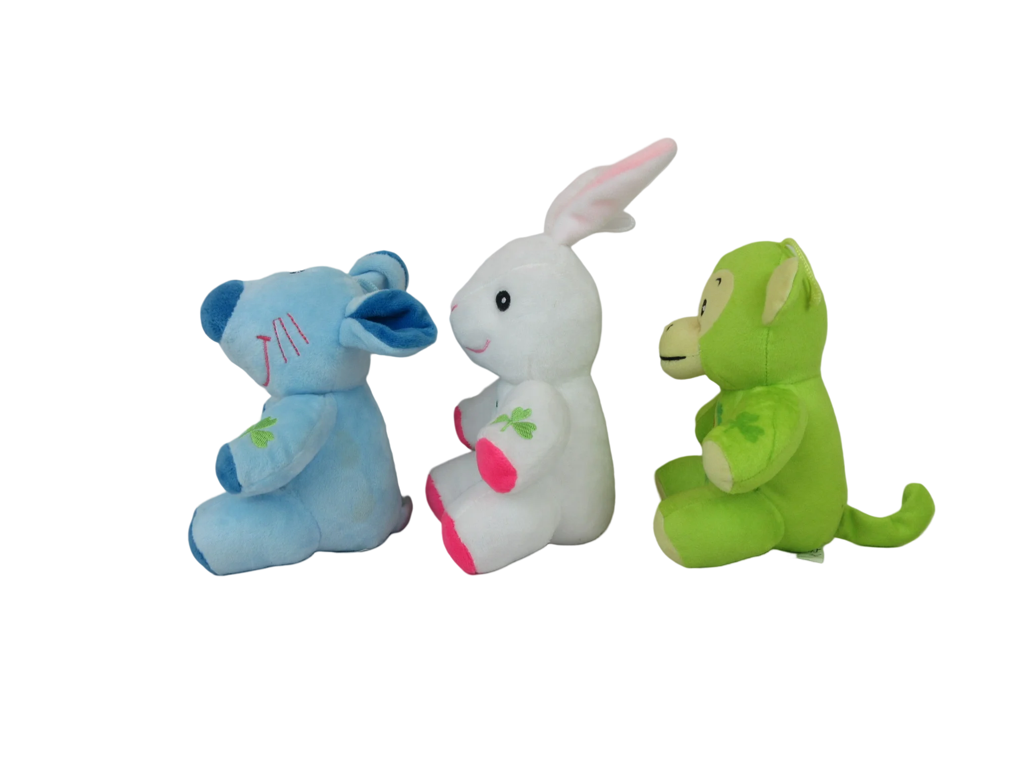 Factory wholesale stuffed cute animal toys Easter gifts plush simulation of soft animal rabbit mouse pig monkey plush toys