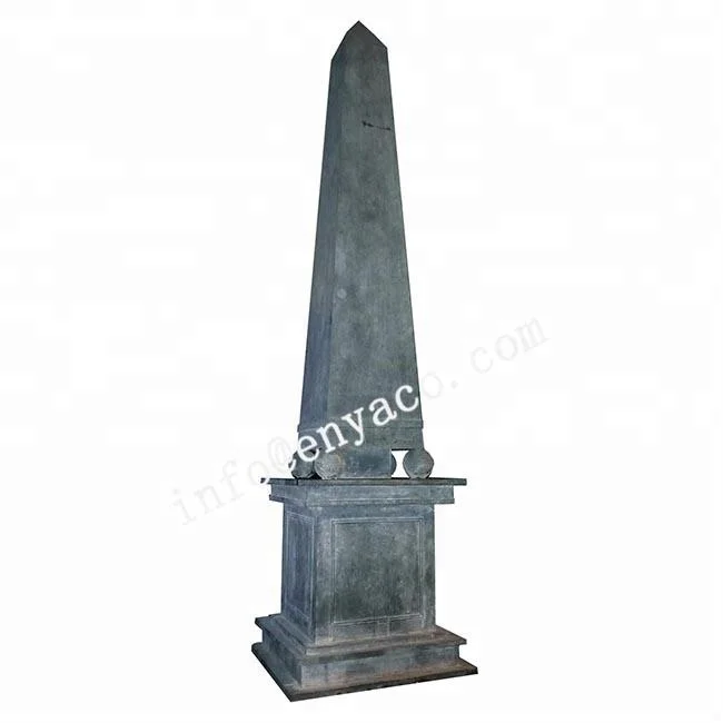 Metal Outdoor Garden Pyramid Obelisk Ornaments Sculpture