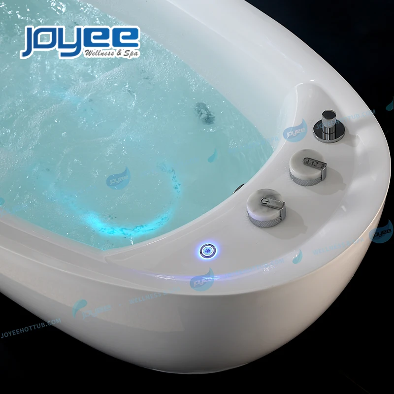 JOYEE single 1 person spa acrylic spa bathtubs & whirlpools function whirlpool bathtub with high quality faucet valve fitting