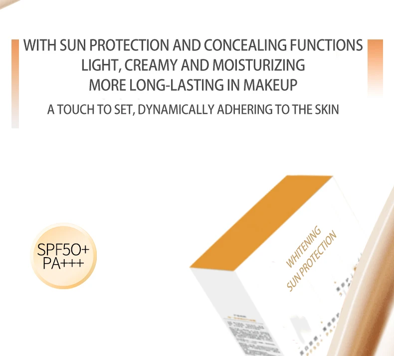 TEIENER Whitening Air Cushion CC Cream Repair Whitening Anti Aging Wrinkle Removal 7-Day Whitening Morning and Evening Cream